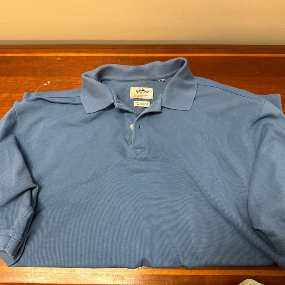 Callaway Blue Polo Shirt